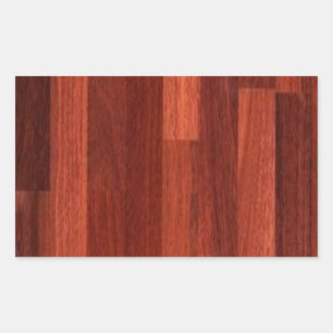 Jarrah Mörk Reddisdisk Wood Golv Rektangulärt Klistermärke