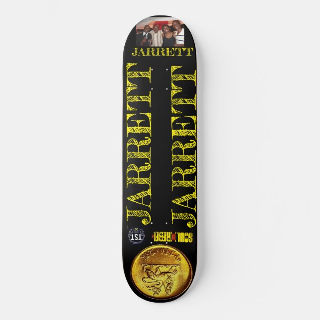 JARRETT  JMT 8 1/4" Skateboarddäck Mini Skateboard Bräda 18,5 Cm (Framsida)