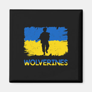 Järvar stöttar Ukraina Stötta Ukraina Stå Magnet