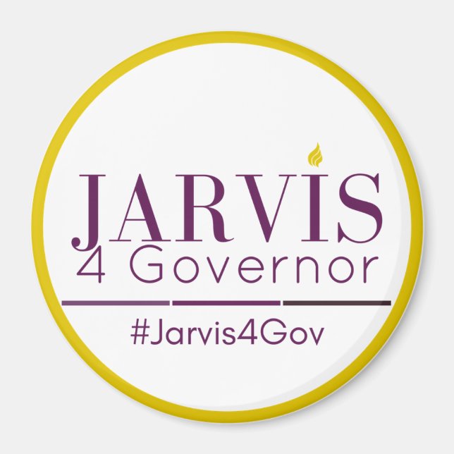 Jarvis 4 guvernör Magnet (Framsidan)