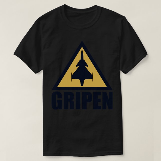 JAS 39 Gripen 2 T Shirt (Design framsida)
