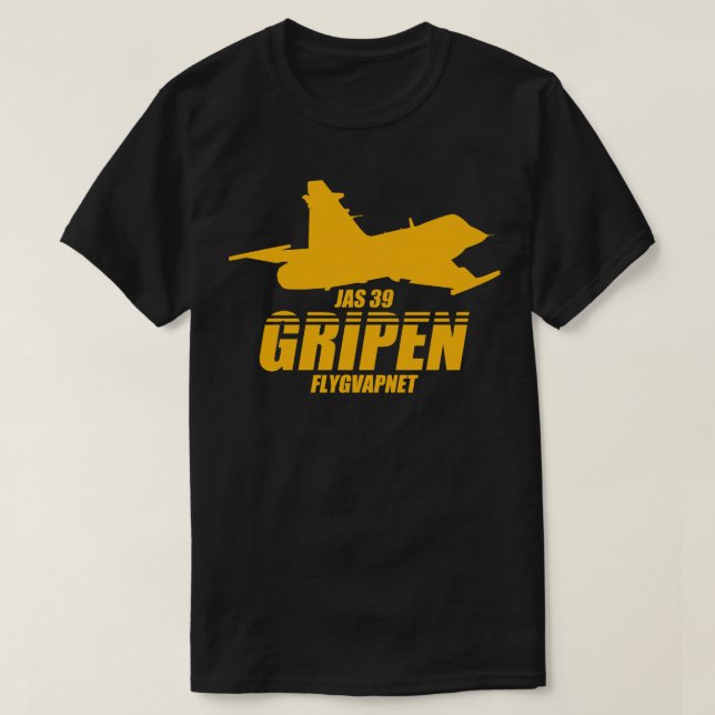 JAS 39 Gripen T Shirt (Design framsida)