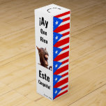 Jaså, Que Rico Este Coquito! Presentask För Vinflaska<br><div class="desc">Jaså, Que Rico Este Coquito! Caja de Coquito. Con bandera de Puerto Rico y unos burritos. Puedes cambiar el mensaje y poner tu nombre. Coquito vin box. Meddelande om anpassade överst i rutan. Byt till vad du vill. Kom med flagga av Puerto Rico och en liten åsna på vardera sidan....</div>