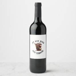 Jaså, Que Rico Este Coquito! Vinflaska Etikett