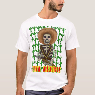 Jaså, Viva México! Mexikanska Skeleton Revolutiona T Shirt