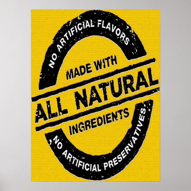 Jasen Sousa All Natural Poster (Framsidan)