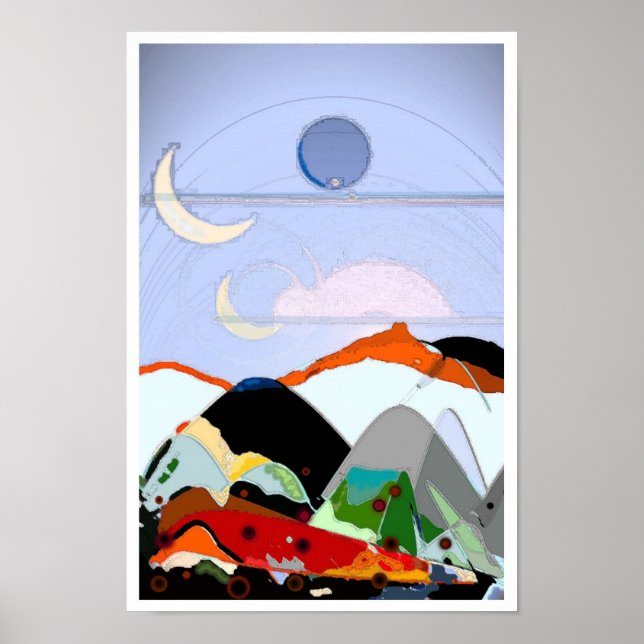 Jasmin Måne Skriv ut Poster (Framsidan)