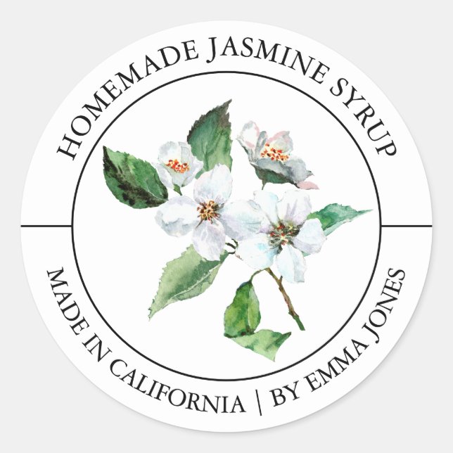 Jasmin Modern etikett (Framsida)