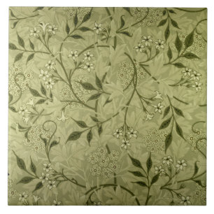 "Jasmin" tapetdesign, 1872 Kakelplatta