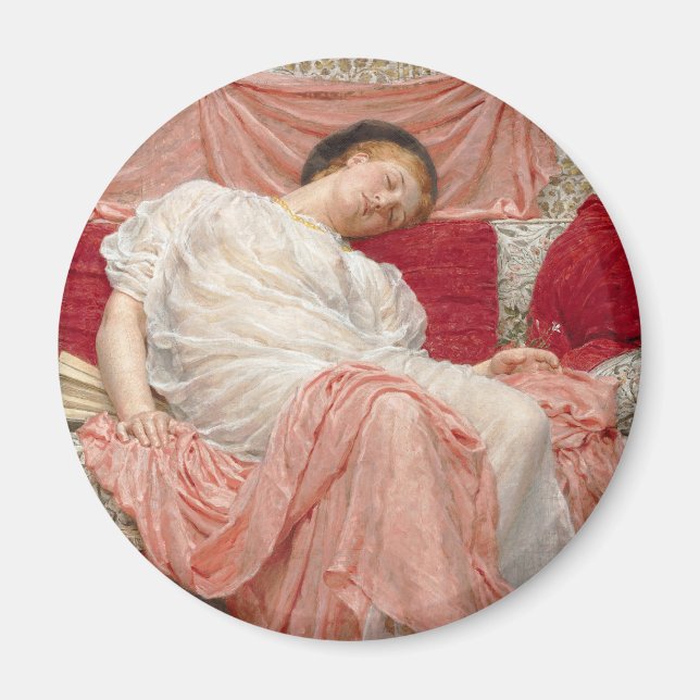 Jasmine av Albert Joseph Moore, Victorian Fine Art Magnet (Framsidan)