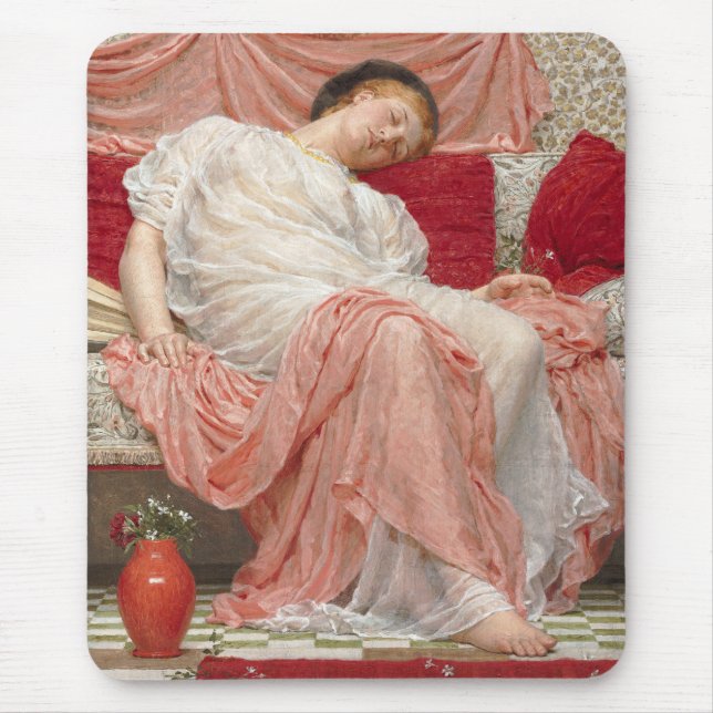 Jasmine av Albert Joseph Moore, Victorian Fine Art Musmatta (Framsidan)
