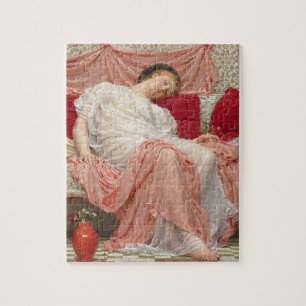 Jasmine av Albert Joseph Moore, Victorian Fine Art Pussel