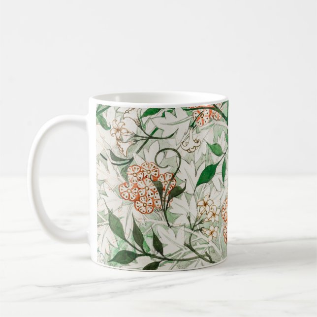 Jasmine by William Morris Kaffemugg (Vänster)