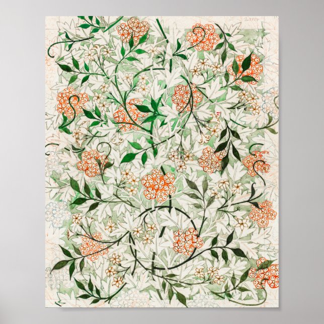 Jasmine by William Morris Poster (Framsidan)