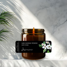 Jasmine Candle-etikett