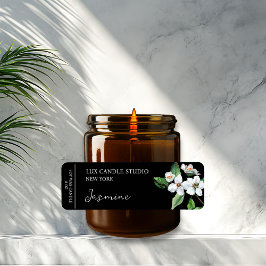 Jasmine Candle-etikett Returadress Etikett