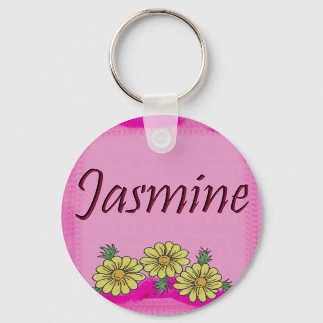 Jasmine Daisy Keychain Nyckelring (Framsida)