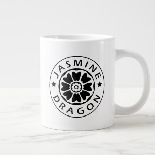 Jasmine Dragon 20oz Mugg - svartvitt Jumbo Mugg
