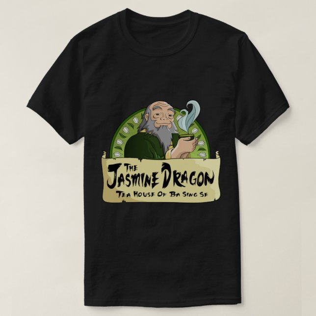 Jasmine Dragon Tea House T Shirt (Design framsida)