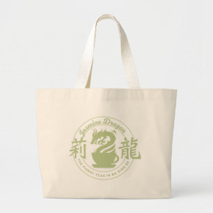 Jasmine Dragon Tea Shop Tote Jumbo Tygkasse