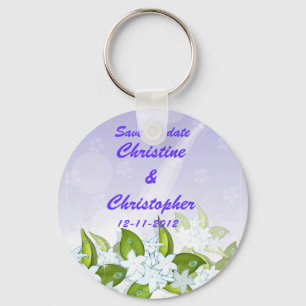 Jasmine Flowers Spara datumet Nyckelring