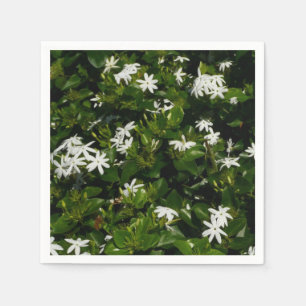 Jasmine Flowers Tropical Blommigt Botanical Pappersservett