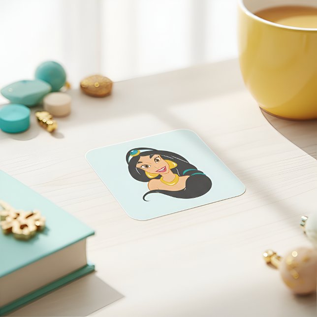 Jasmine Fyrkantigt Klistermärke (Skapare uppladdad)