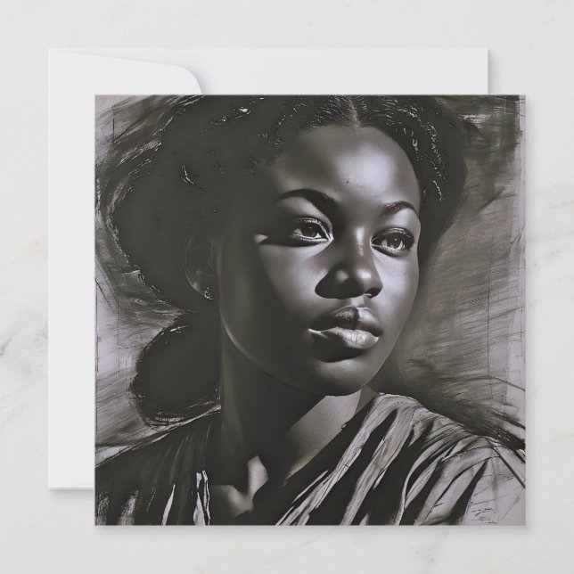 "Jasmine" Kvinnor i träkol (Framsida)