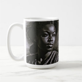 "Jasmine" Kvinnor i träkol Kaffemugg