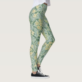 Jasmine mönster av William Morris Leggings