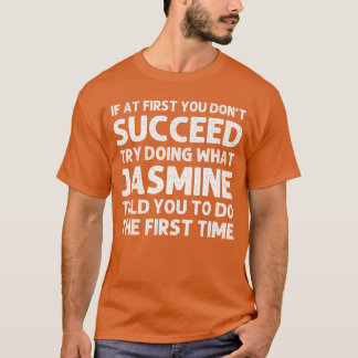 JASMINE Namn Personlig Födelsedag Rolig Jul T Shirt