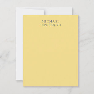 Jasmine & Skiffergrå Minimalistisk Enkel Modern Na OSA Kort
