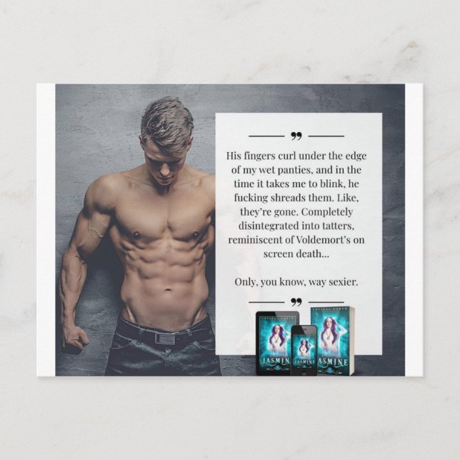 Jasmine Teaser Postcard 12 Vykort (Framsida)