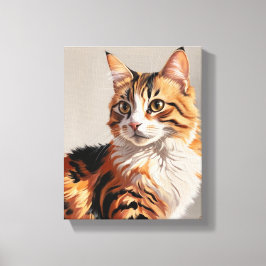 Jasmine the cat Canvas