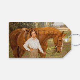 Jasmine the Horse (av Algernon Talmage) Presentetikett