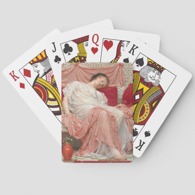 Jasmine (vacker ung sömnkvinna) casinokort (Baksidan)