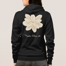 Jasmine White Flower Namn Fram- och Baksida