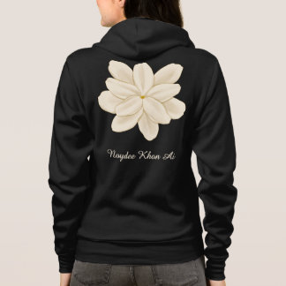 Jasmine White Flower Namn Fram- och Baksida T Shirt