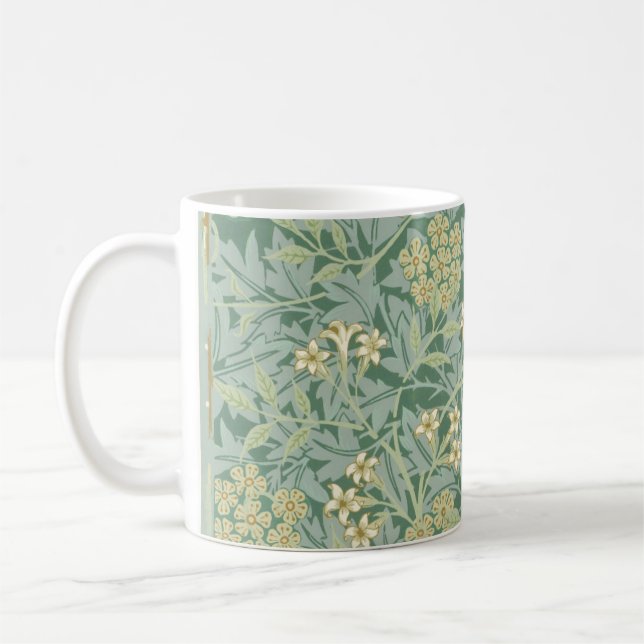 Jasmine William Morris Blommigt mönstrad Kaffemugg (Vänster)