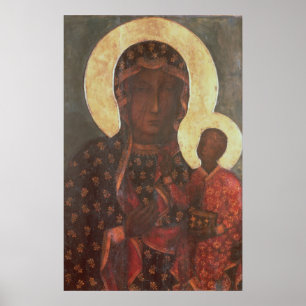 Jasna Goras svarta madonna Poster
