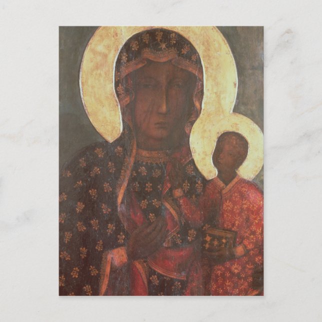 Jasna Goras svarta madonna Vykort (Framsida)