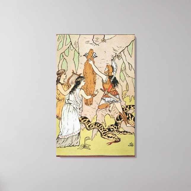 Jason beslagtog Golden Ull Canvastryck (Framsida)