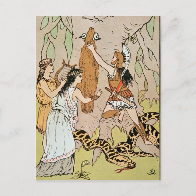 Jason beslagtog Golden Ull Vykort (Framsida)