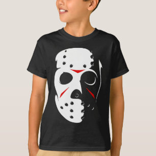 Jason Hockey Mask Halloween Fredag 13:E T Shirt