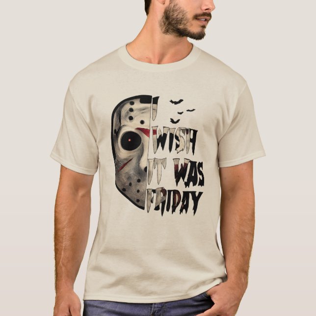 Jason Horror Friday Halloween T-shirt (Framsida)