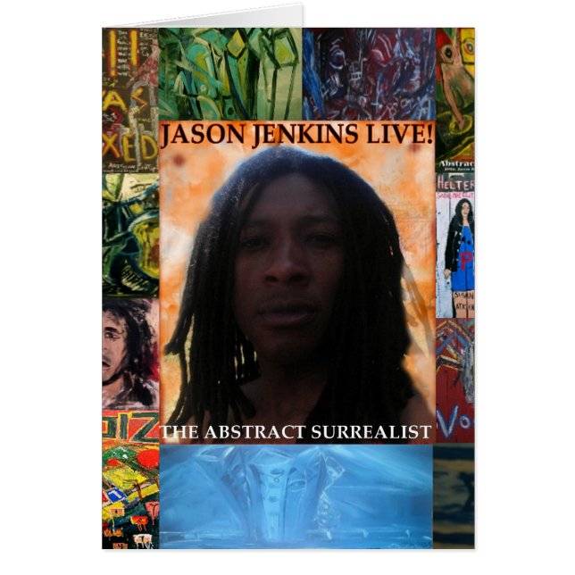 JASON JENKINS LIVE! HÄLSNINGSKORT (Framsidan)