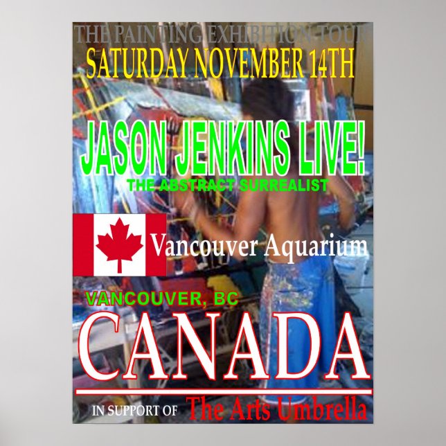 JASON JENKINS LIVE I KANADA POSTER (Framsidan)