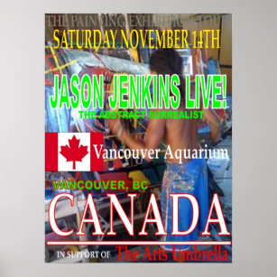 JASON JENKINS LIVE IN CANADA POSTER