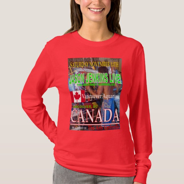 JASON JENKINS LIVE IN CANADA TEE SHIRT (Framsida)