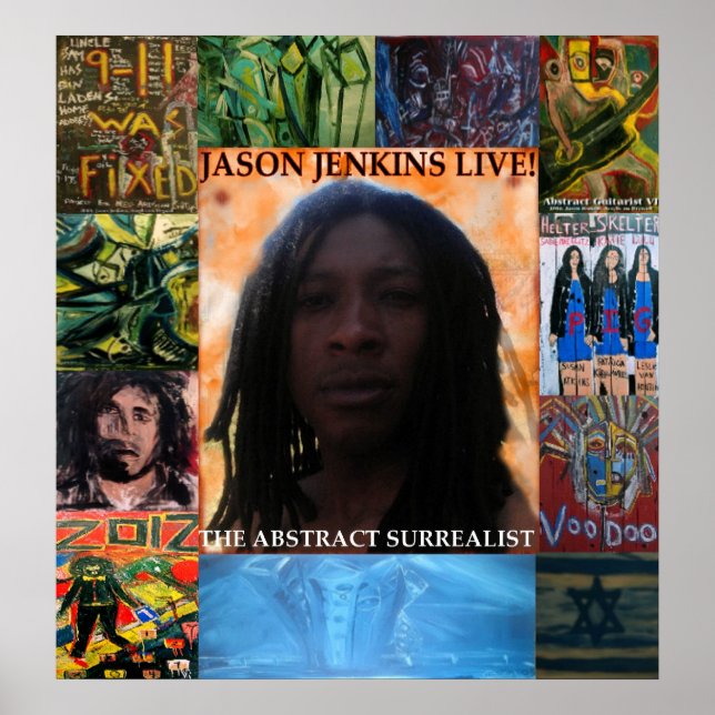 JASON JENKINS LIVE! POSTER (Framsidan)
